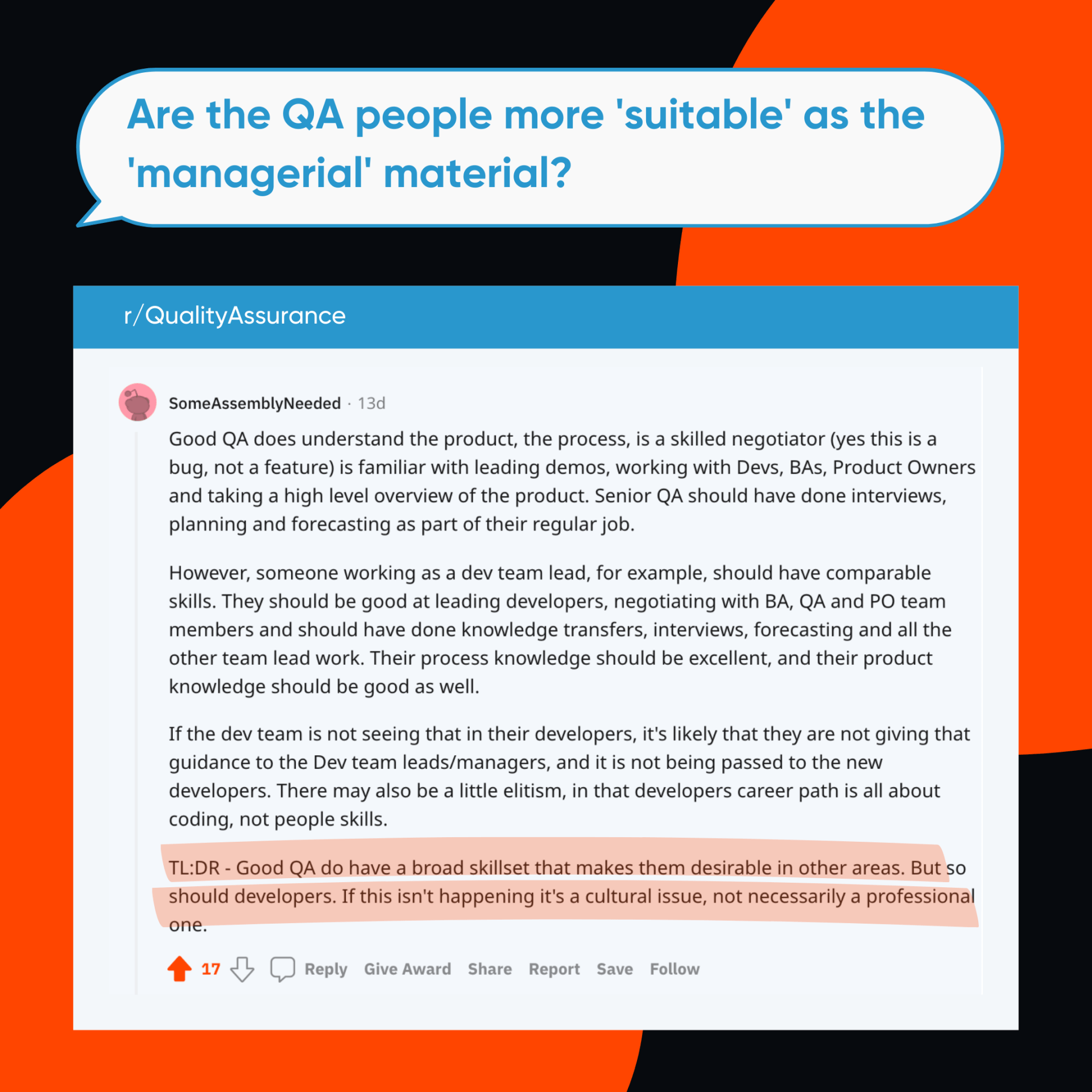 QA managers