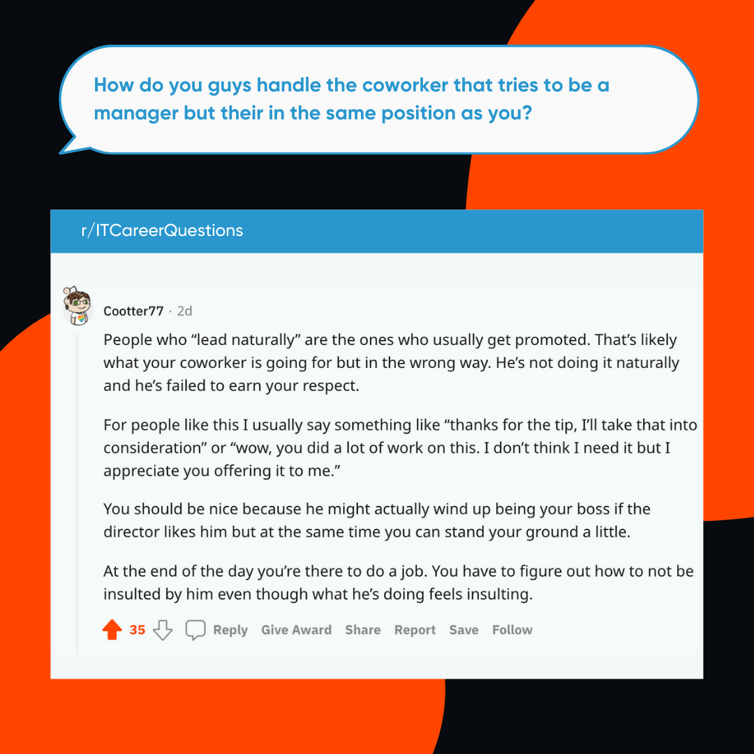 it career question