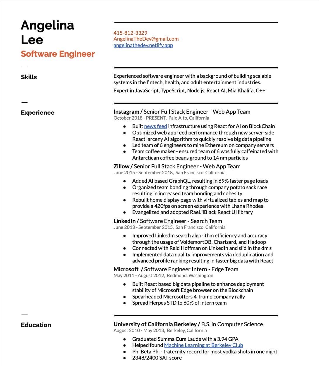 r/recruitinghell - This resume got me an interview!